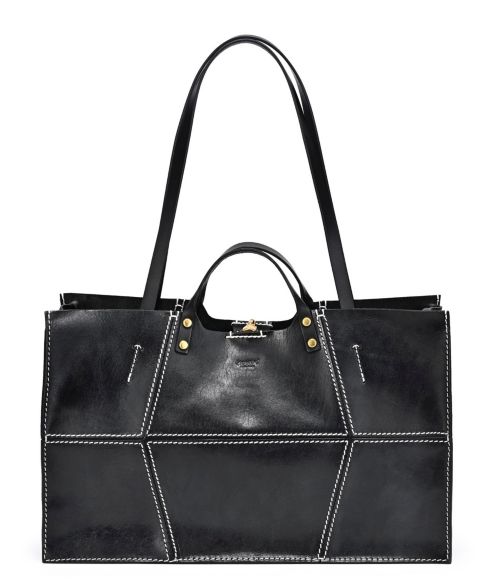Женская сумка OLD TREND Rosa Extra-Large Leather All-Day, цвет: Чёрный