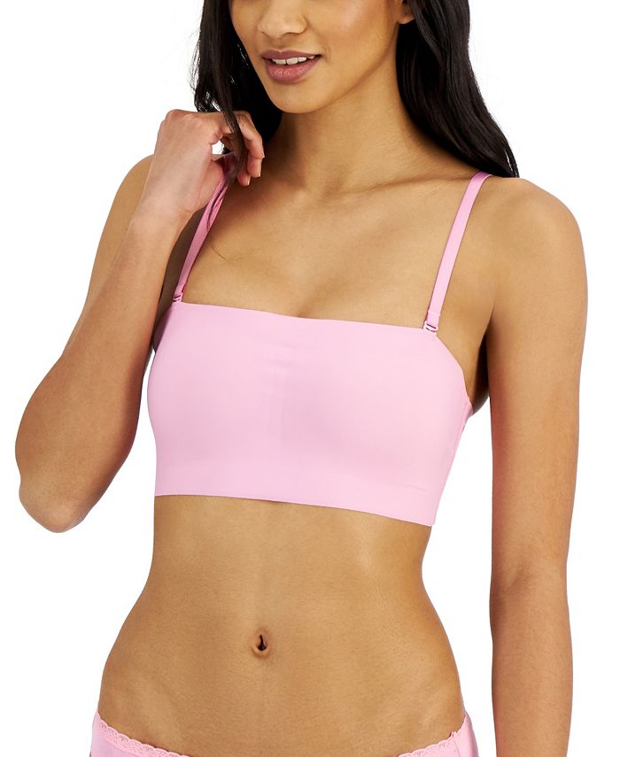 Jenni Intimates Pink Moderate Coverage Moderate Support Bralette Bra XXL at   Women's Clothing store