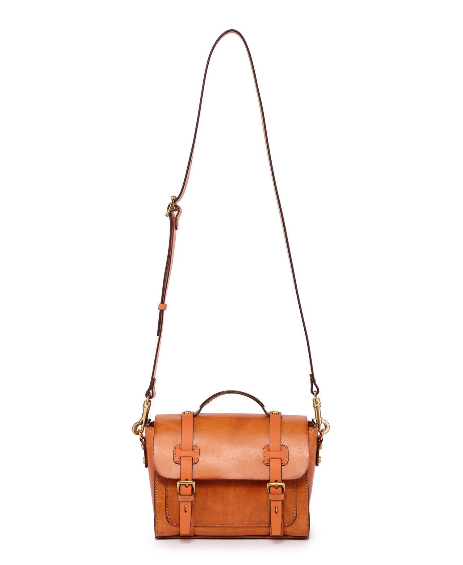Ficus Mini Leather Satchel Bag