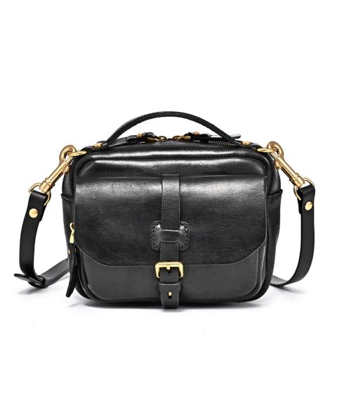 Женская сумка OLD TREND Genuine Leather Focus Crossbody, цвет: Чёрный