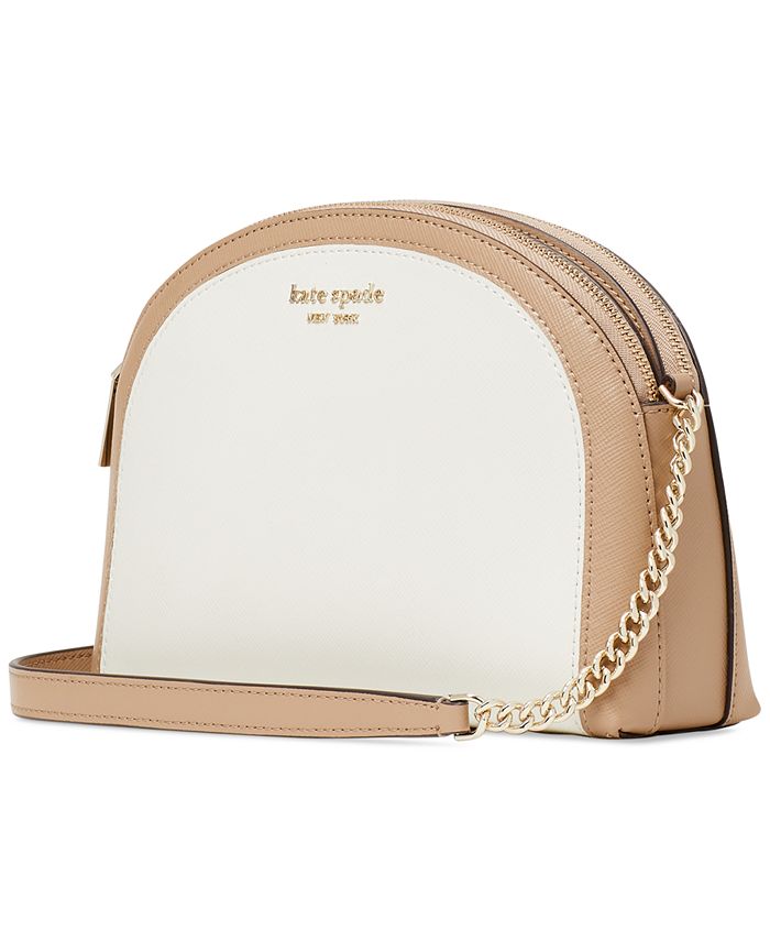 kate spade new york Spencer Double Zip Dome Leather Crossbody & Reviews Handbags & Accessories