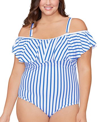 Raisins Curve Trendy Plus Size Tortuga One Piece Swimsuit Macy s