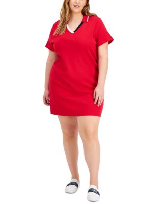 plus size tommy hilfiger polo dresses