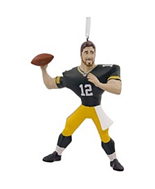 Aaron Rodgers Green Bay Packers Figural Player Ornament