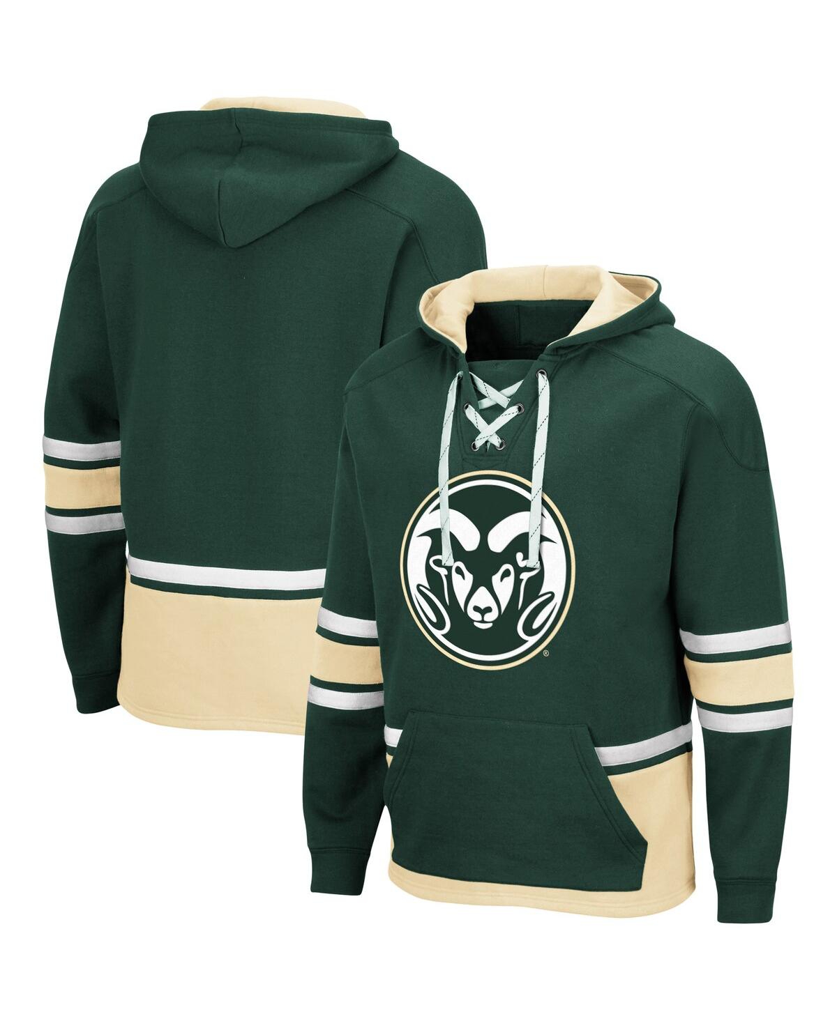 Shop Colosseum Men's  Green Colorado State Rams Lace Up 3.0 Pullover Hoodie