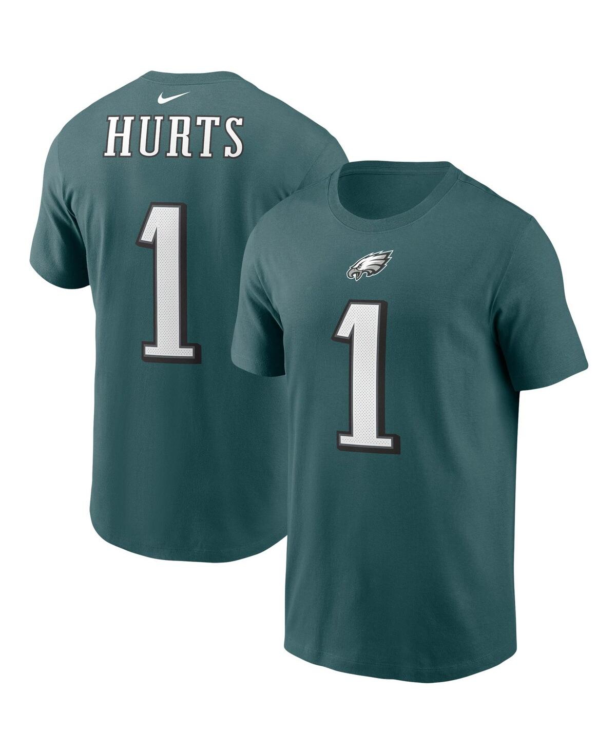 Men's Nike Jalen HurtsPhiladelphia Eagles Player Name & Number T-shirt - Midnight Green