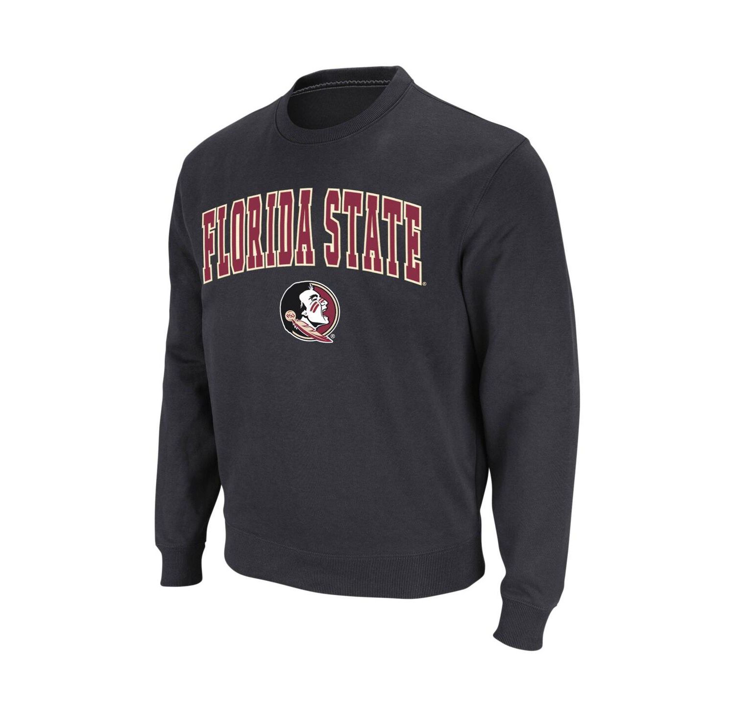 Men's Florida State Seminoles Arch & Logo Tackle Twill Pullover Sweatshirt