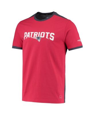 Men's Red, Navy New England Patriots Mesh Back T-shirt