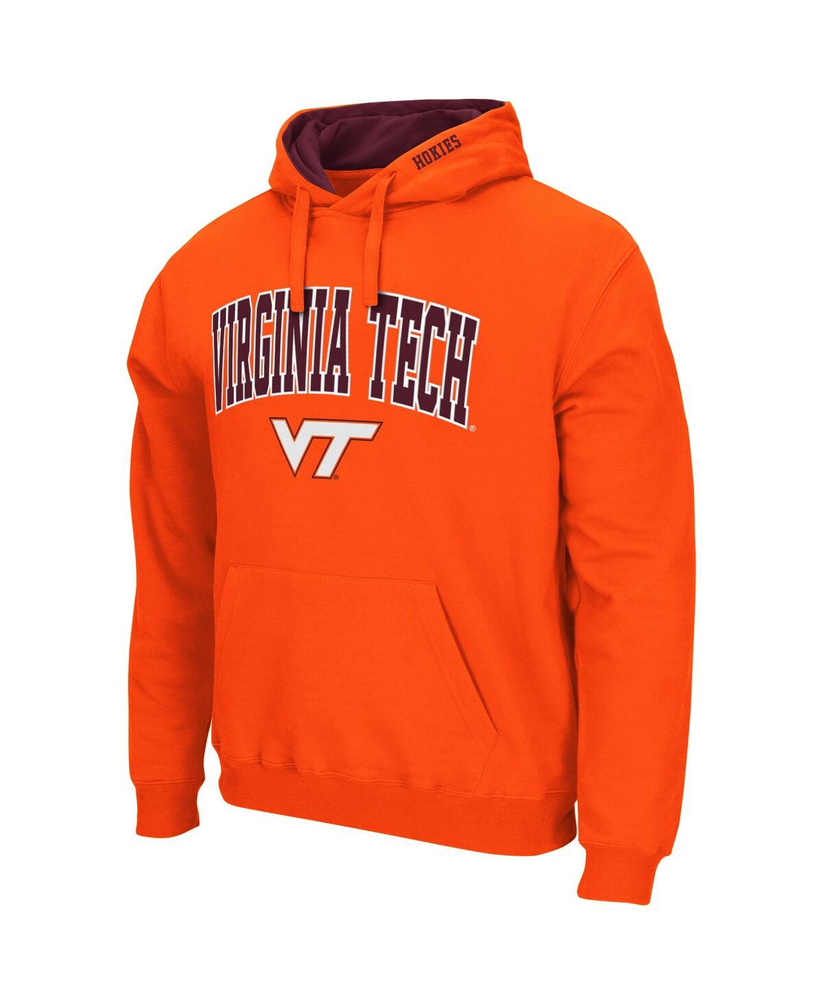 Shop Colosseum Men's  Orange Virginia Tech Hokies Arch And Logo 3.0 Pullover Hoodie