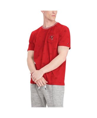 Men's Red Tampa Bay Buccaneers Essential Pocket T-shirt