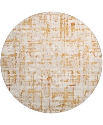 Brisbane Washable BR5 8' x 8' Round Area Rug