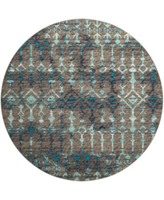 Brisbane Washable BR8 8' x 8' Round Area Rug