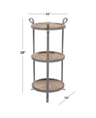 Iron Industrial Accent Table