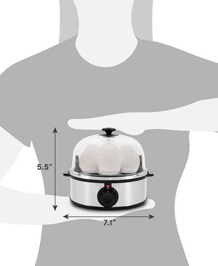 Elite Gourmet Automatic Easy Egg Cooker with 7Egg Capacity Macy's