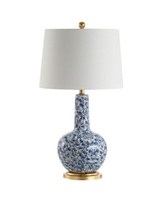 Chinois Ceramic and Iron Classic Cottage LED Table Lamp