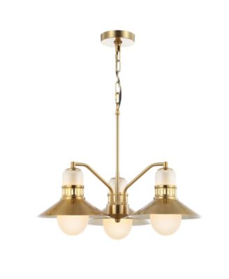 Colin 3-Light Adjustable Retro Hurricane LED Chandelier