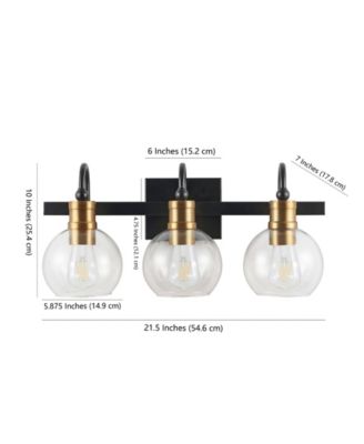 Marais 3-Light Rustic Vintage-Inspired LED Vanity Light