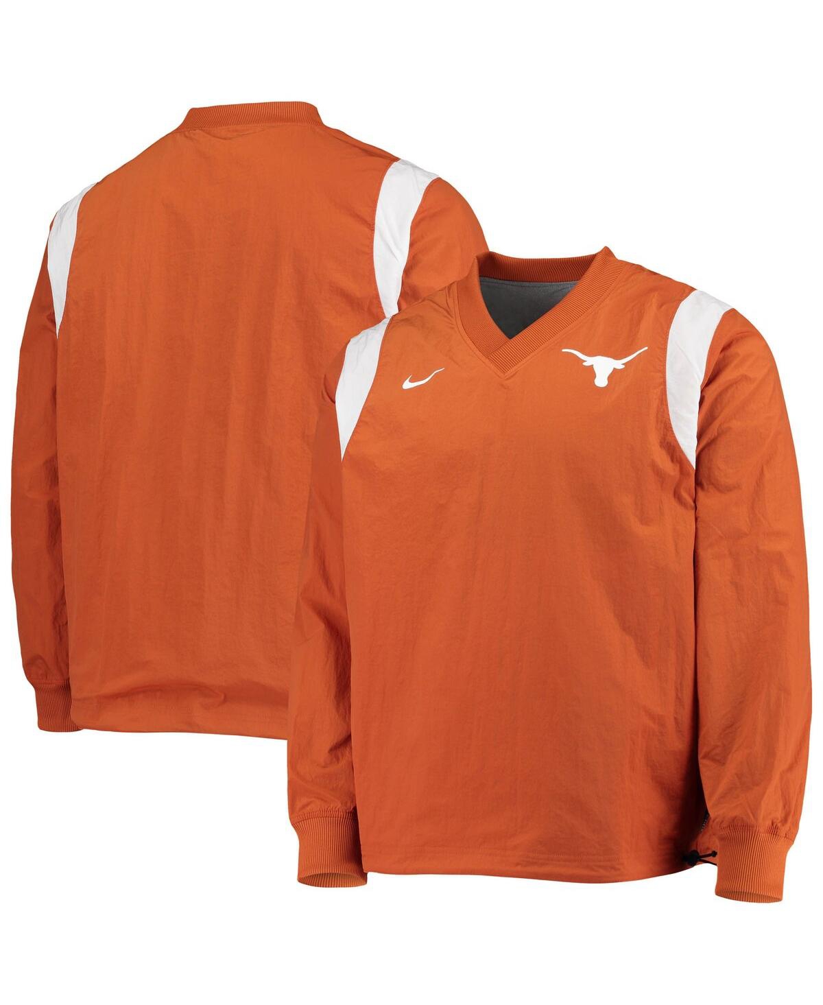 Men'sTexas Longhorns Rev Pullover Windbreaker Jacket - Texas Orange
