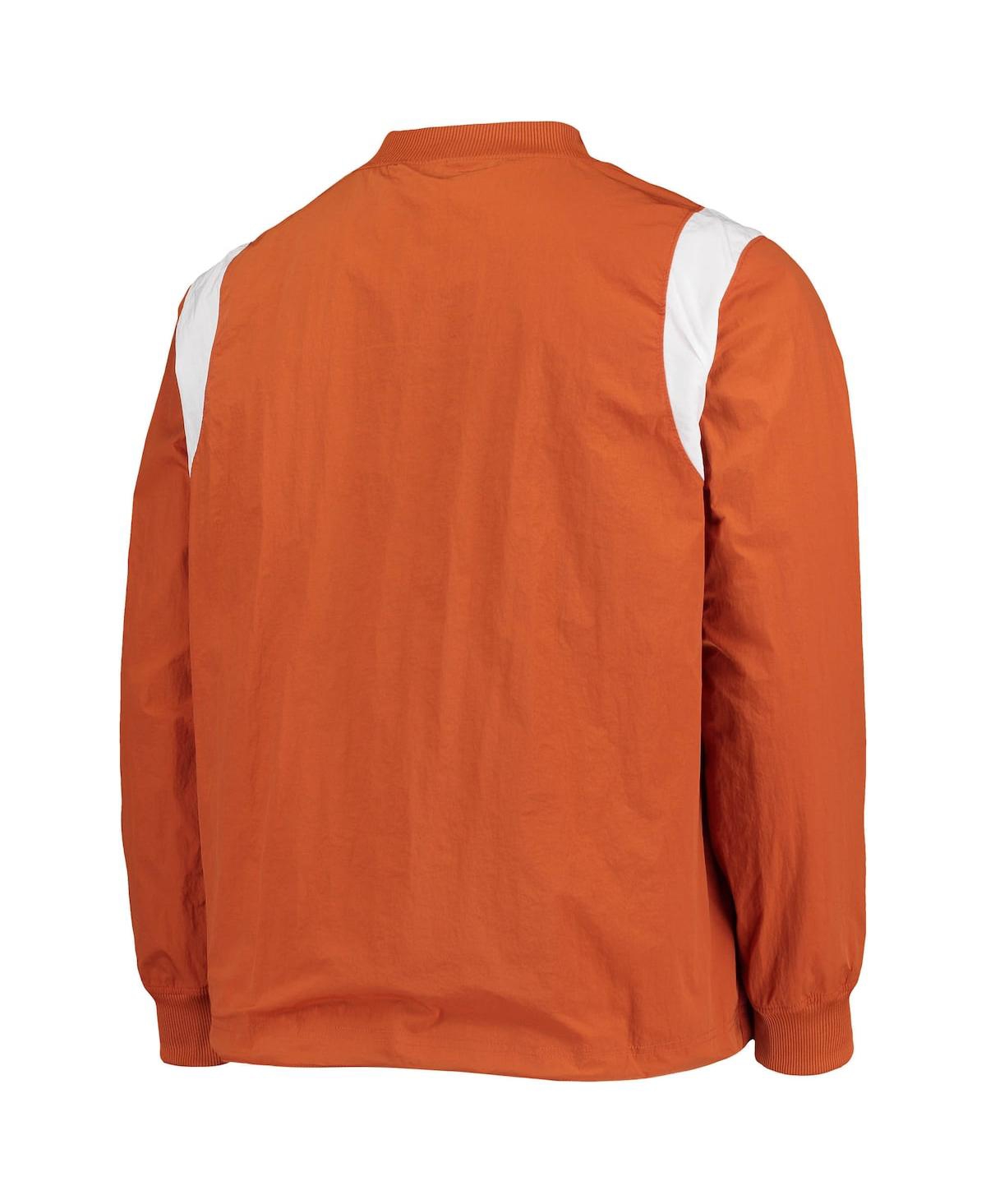 Men'sTexas Longhorns Rev Pullover Windbreaker Jacket - Texas Orange