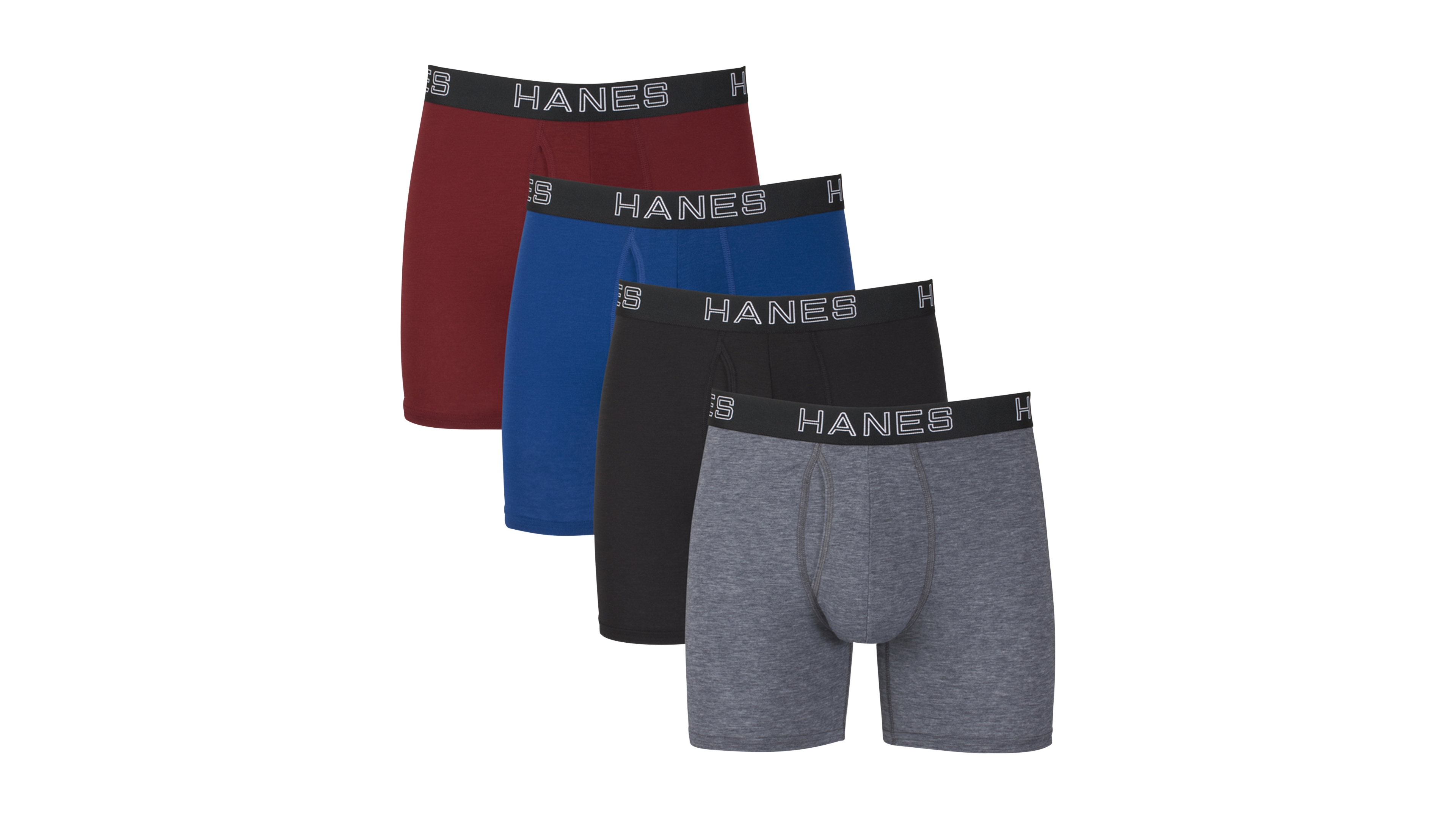 Hanes Men's 4-Pk. Ultimate Comfort Flex Fit Ultra Soft Boxer Briefs