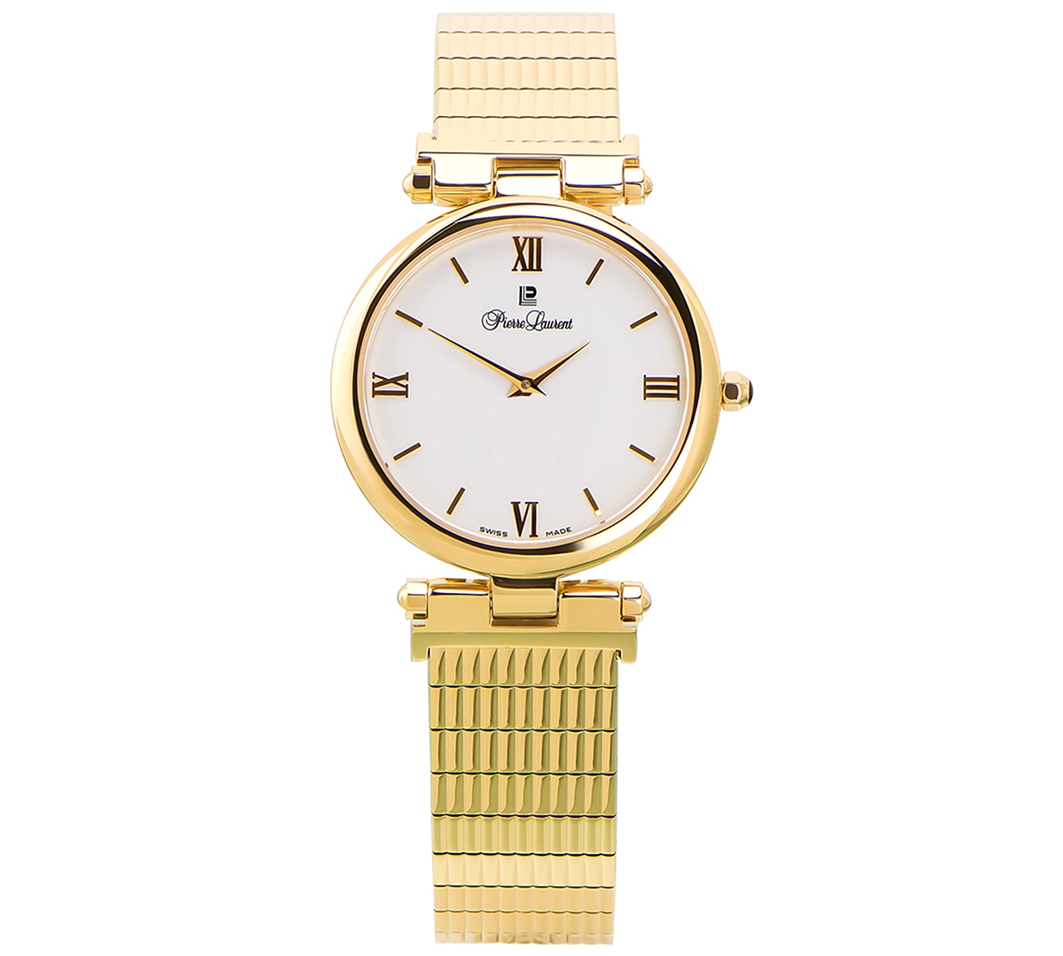 Shop Pierre Laurent Unisex Swiss Stainless Steel & Gold-plated Stainless Steel Bracelet Watch 33mm In Stainless Steel   Kt Gold Plate