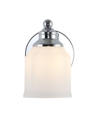 Lydia 1-Light Glass Farmhouse Cottage LED Vanity Light