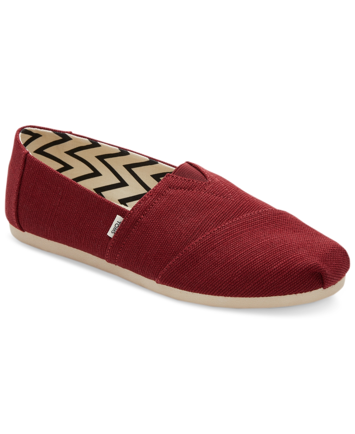 Toms Women s Alpargata Wide Width Heritage Slip On Flats Women s Shoes Smart Closet