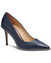 Closed toe navy blue heels hotsell