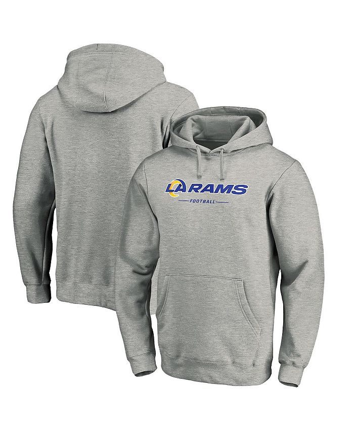 Fanatics Men's Branded Heathered Gray Los Angeles Rams Big and Tall Team  Lockup Pullover Hoodie - Macy's