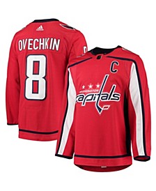 Men's Alexander Ovechkin Red Washington Capitals Home Captain Patch Primegreen Authentic Pro Player Jersey