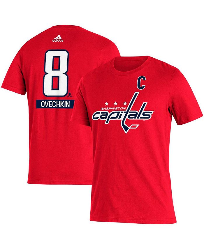 adidas Men s Alexander Ovechkin Red Washington Capitals Captain