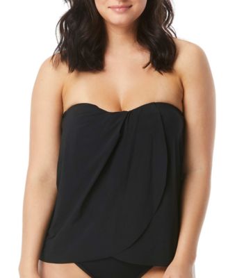 bra sized bandeau tankini