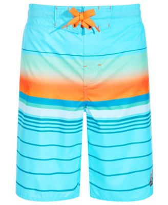 Laguna - Big Boys Striped Swim Trunks