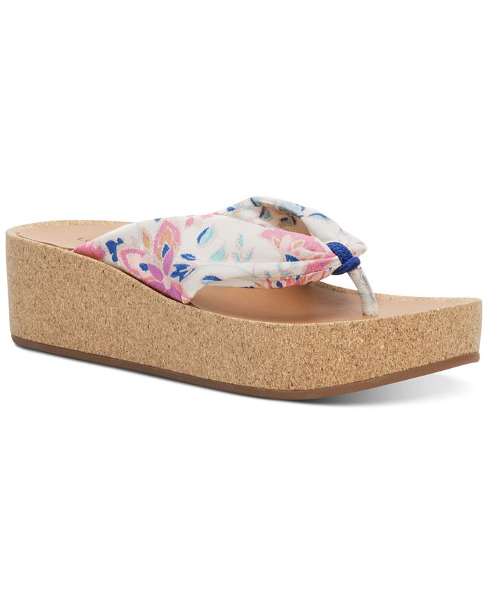 Lucky Brand Women s Lellina Platform Wedge Sandals Macy s