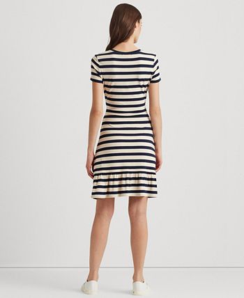 Lauren Ralph Lauren Striped Jersey T-Shirt Dress & Reviews 