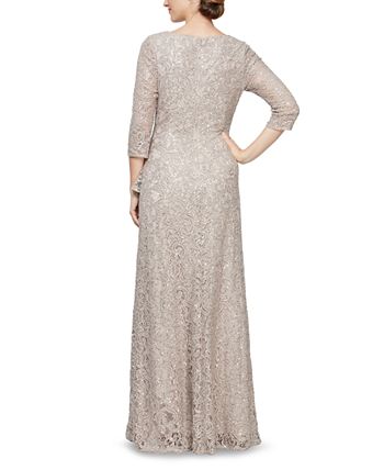 Alex evenings hotsell embellished lace gown