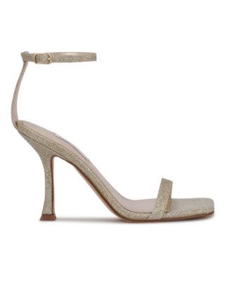 Women's Yess Square Toe Tapered Heel Dress Sandals