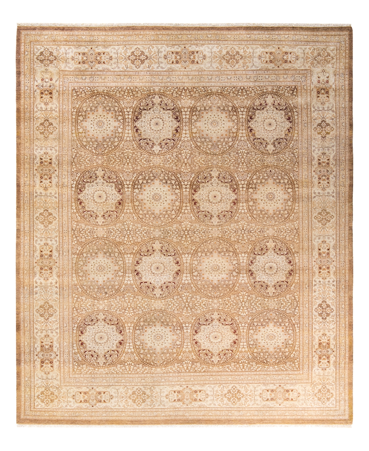 Closeout! Adorn Hand Woven Rugs Mogul M1605 8'1in x 9'8in Area Rug - Green