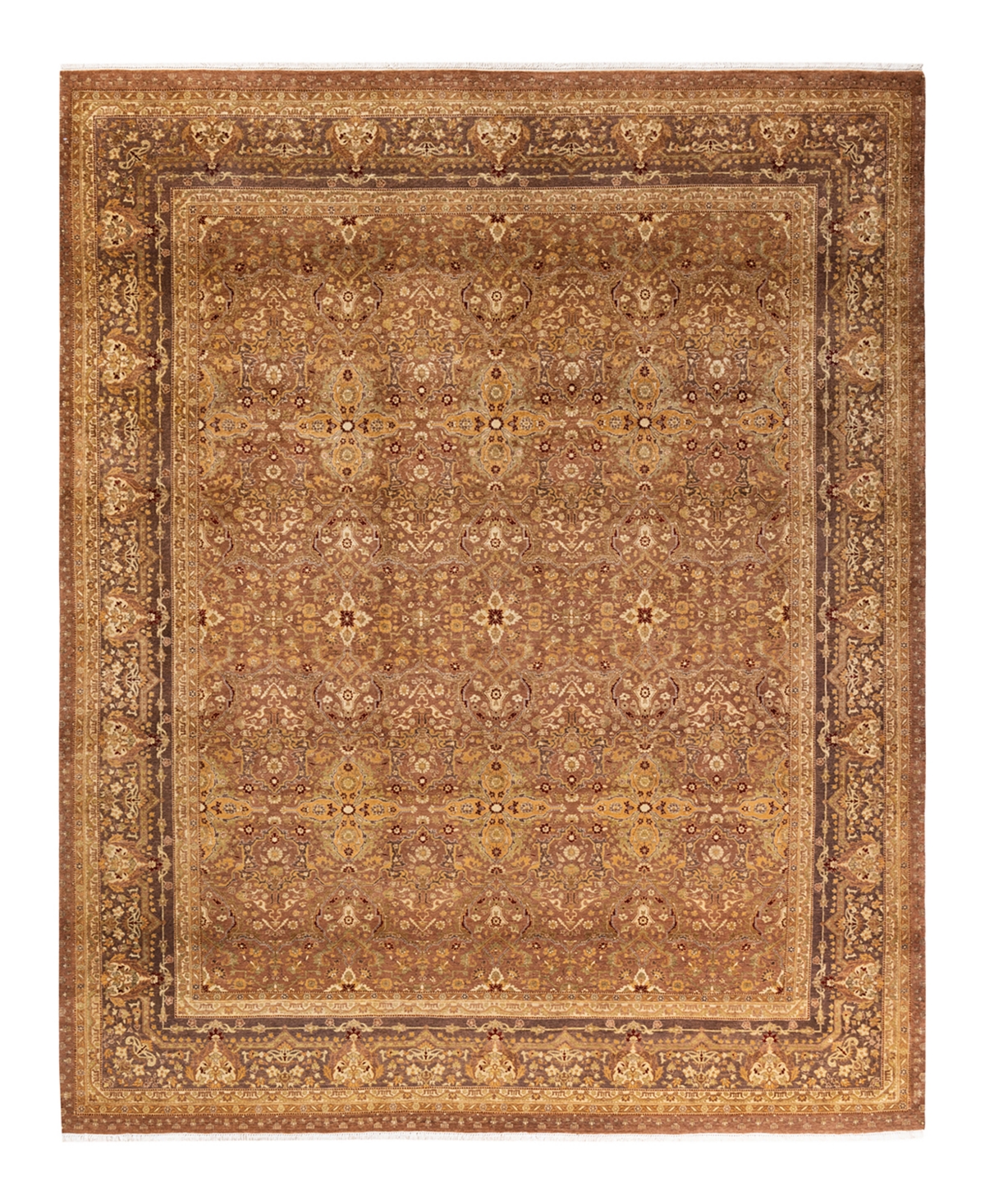 Closeout! Adorn Hand Woven Rugs Mogul M1656 8'2in x 10'3in Area Rug - Yellow