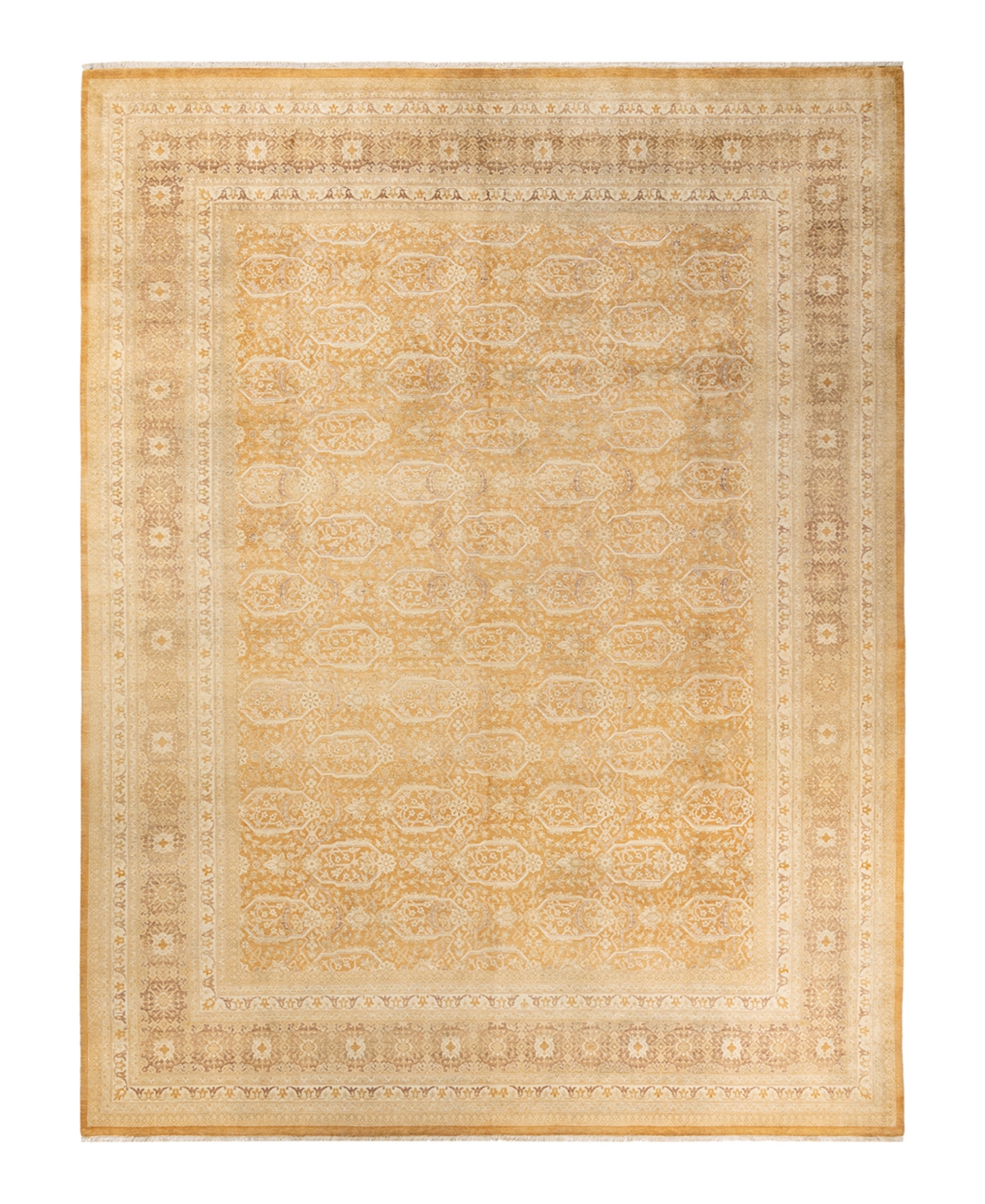 Closeout! Adorn Hand Woven Rugs Mogul M1602 9'1in x 12'2in Area Rug - Brown