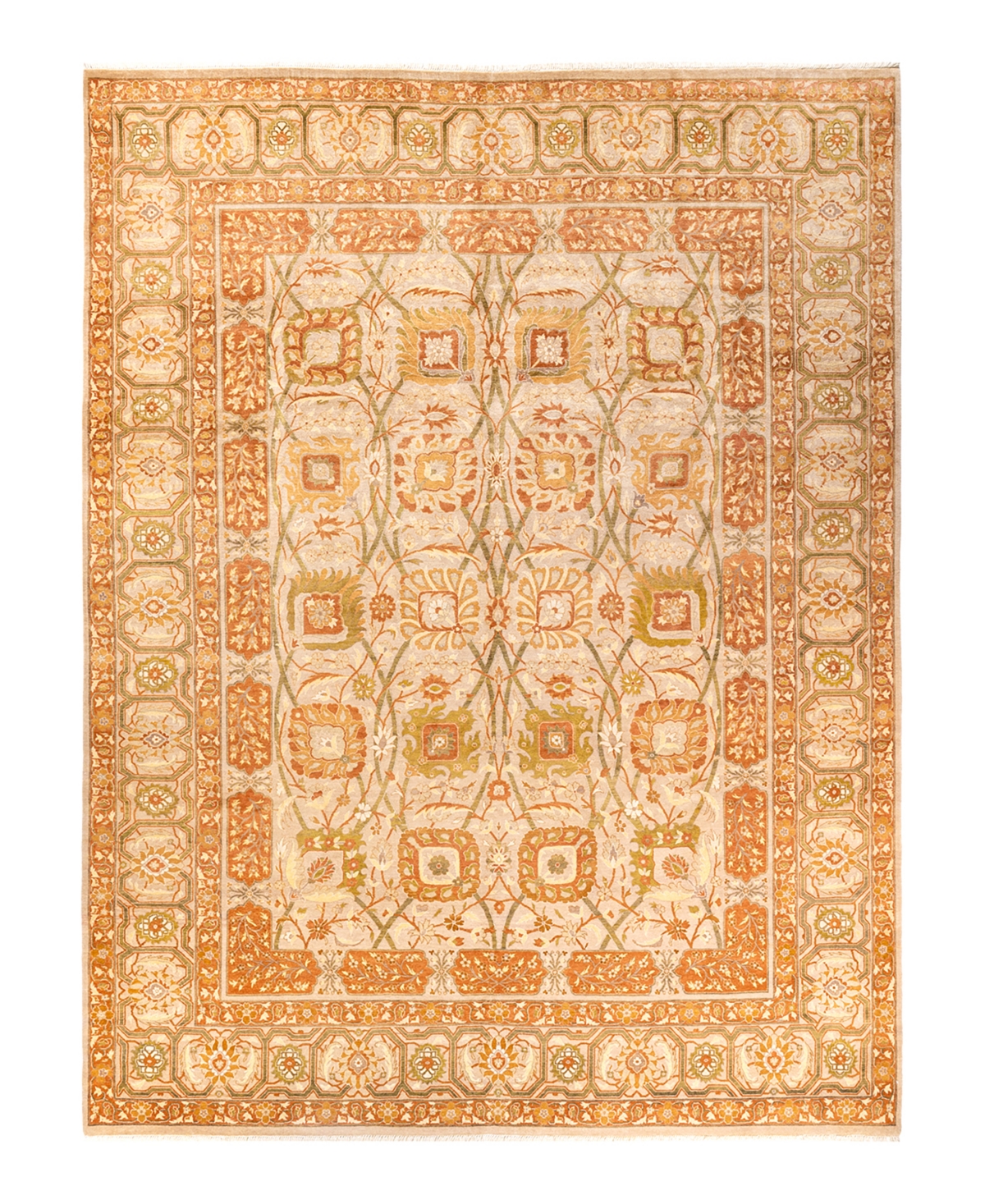 Closeout! Adorn Hand Woven Rugs Mogul M13501 9'3in x 12'5in Area Rug - Yellow