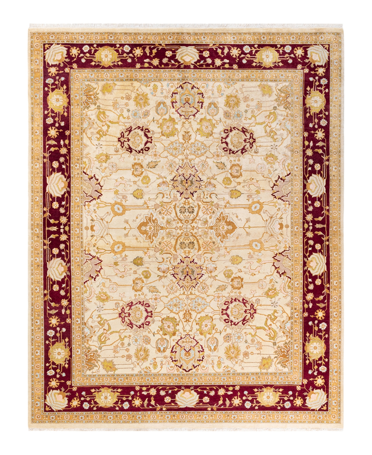 Closeout! Adorn Hand Woven Rugs Mogul M12513 8' x 10'5in Area Rug - Ivory