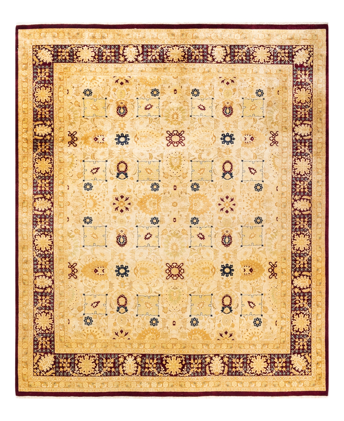 Closeout! Adorn Hand Woven Rugs Mogul M14228 8'3in x 9'10in Area Rug - Ivory