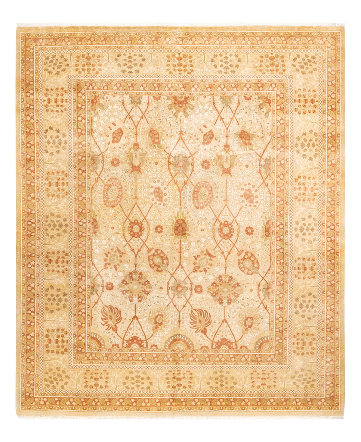 Closeout! Adorn Hand Woven Rugs Mogul M14605 8'5in x 10'1in Area Rug - Ivory