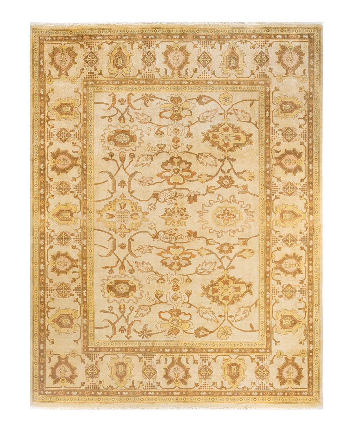Closeout! Adorn Hand Woven Rugs Eclectic M1384 9'1in x 12'2in Area Rug - Ivory