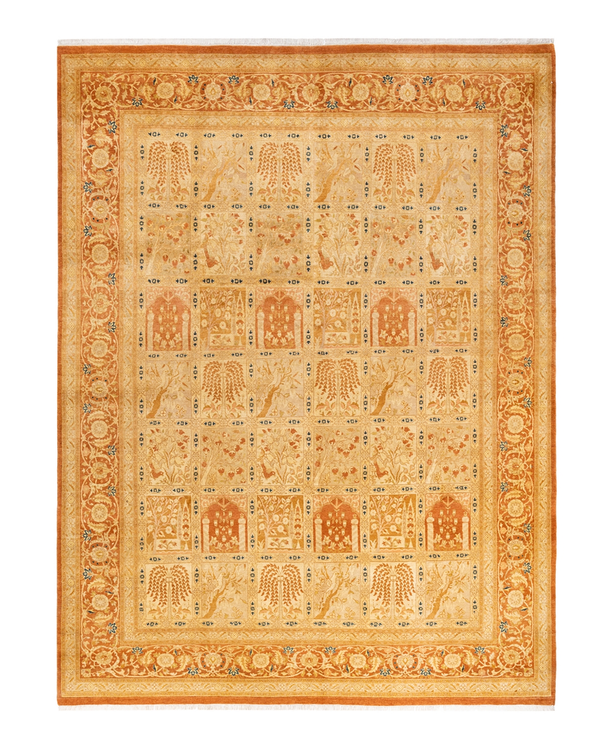 Closeout! Adorn Hand Woven Rugs Mogul M132012 8'1in x 10'10in Area Rug - Brown