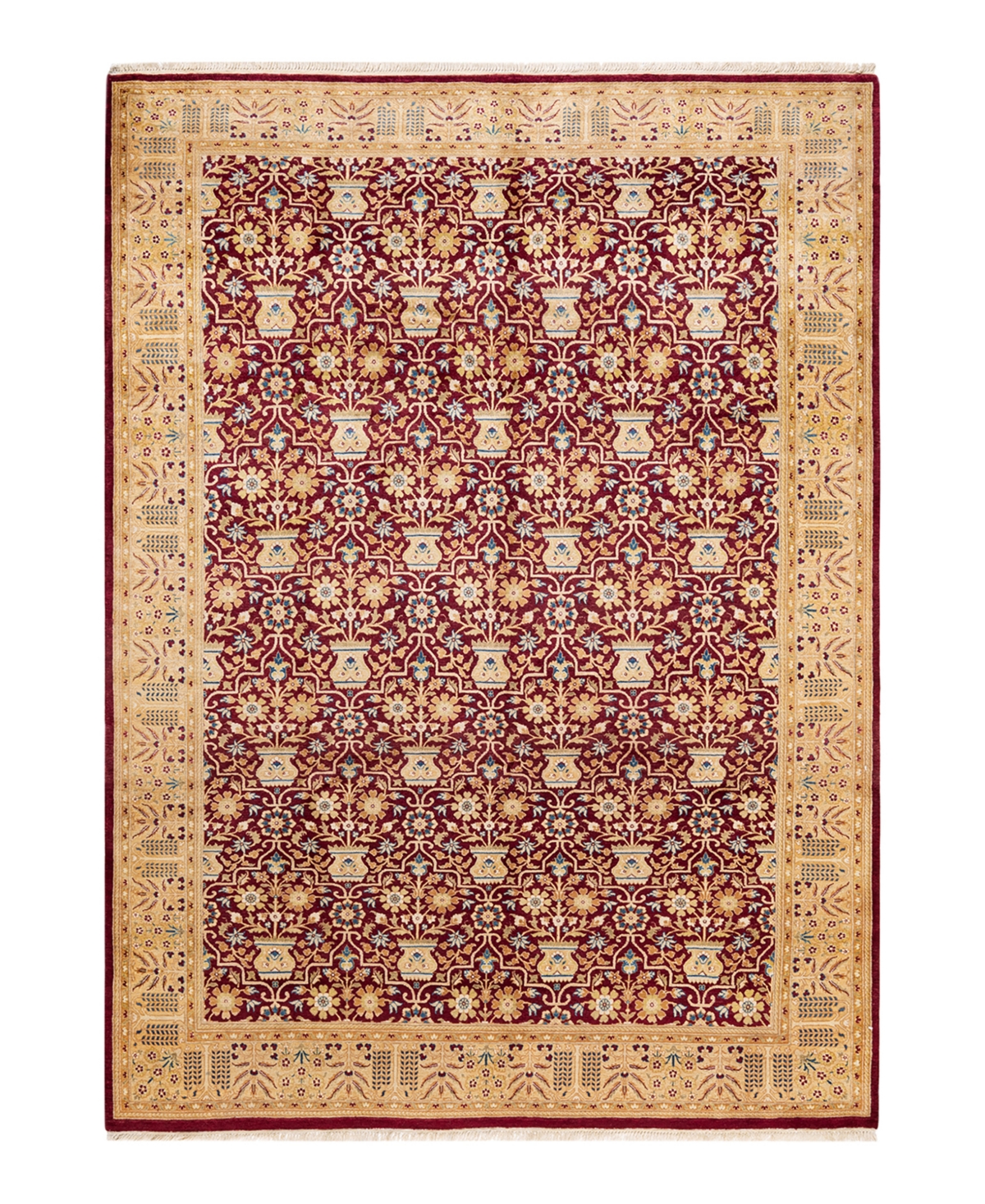Closeout! Adorn Hand Woven Rugs Mogul M142634 6'3in x 8'7in Area Rug - Red