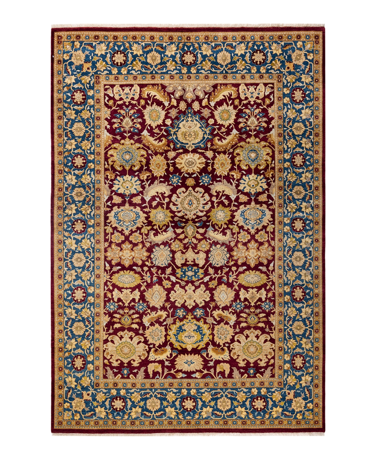 Closeout! Adorn Hand Woven Rugs Mogul M1403 6'1in x 9' Area Rug - Red