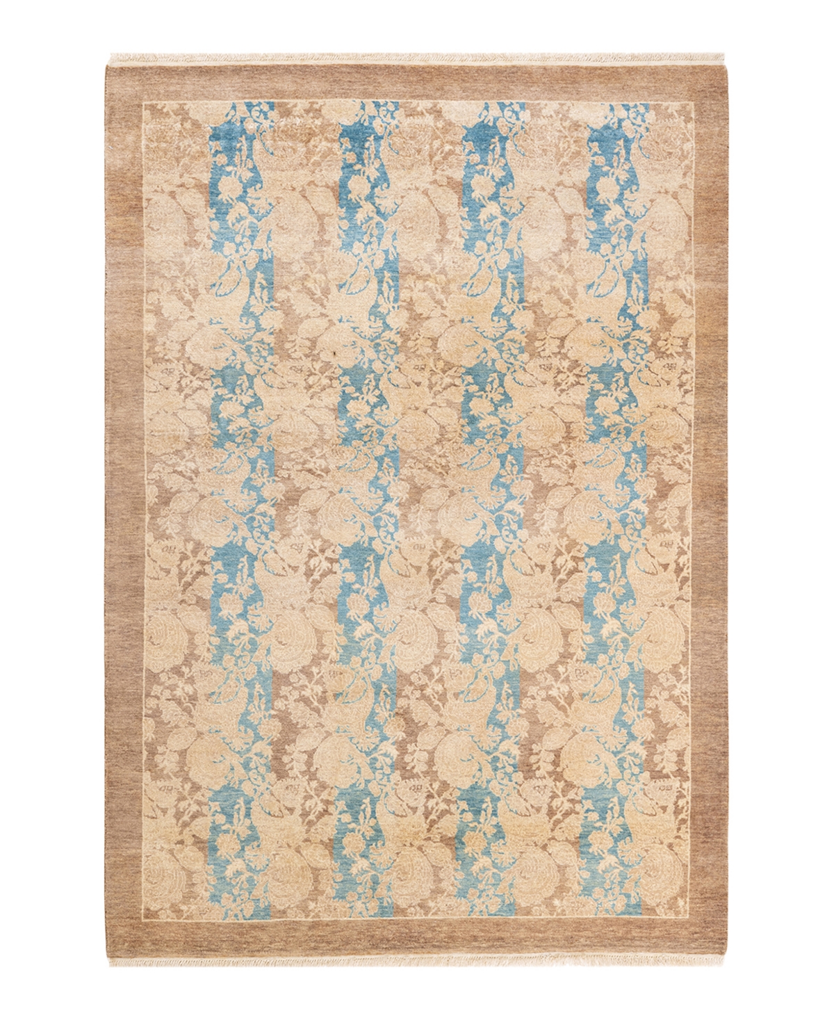 Closeout! Adorn Hand Woven Rugs Mogul M1530 4'2in x 6'1in Area Rug - Brown