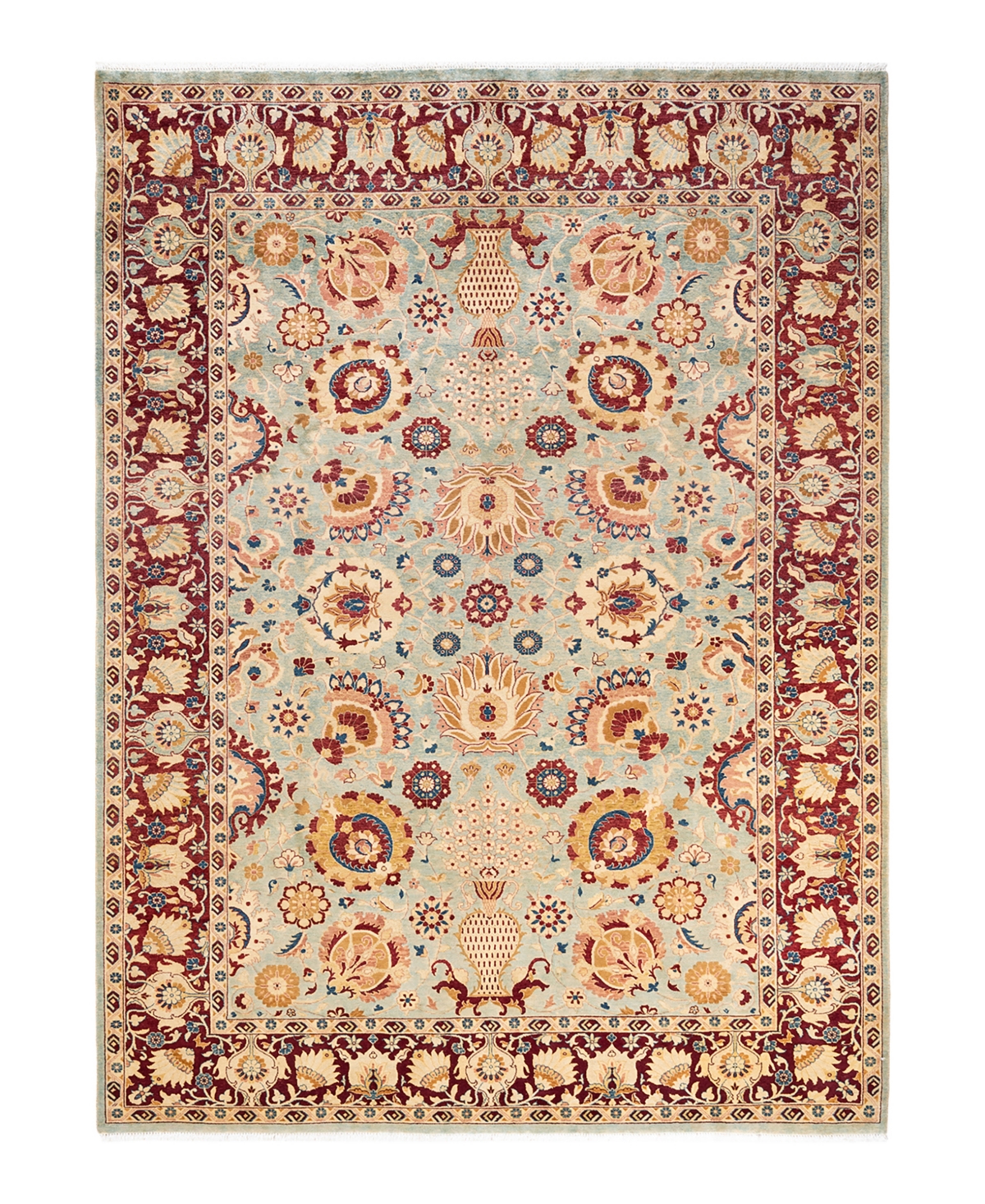 Closeout! Adorn Hand Woven Rugs Mogul M125631 6'2in x 8'7in Area Rug - Mist